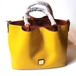 Dooney & Bourke Mustard Yellow Tote